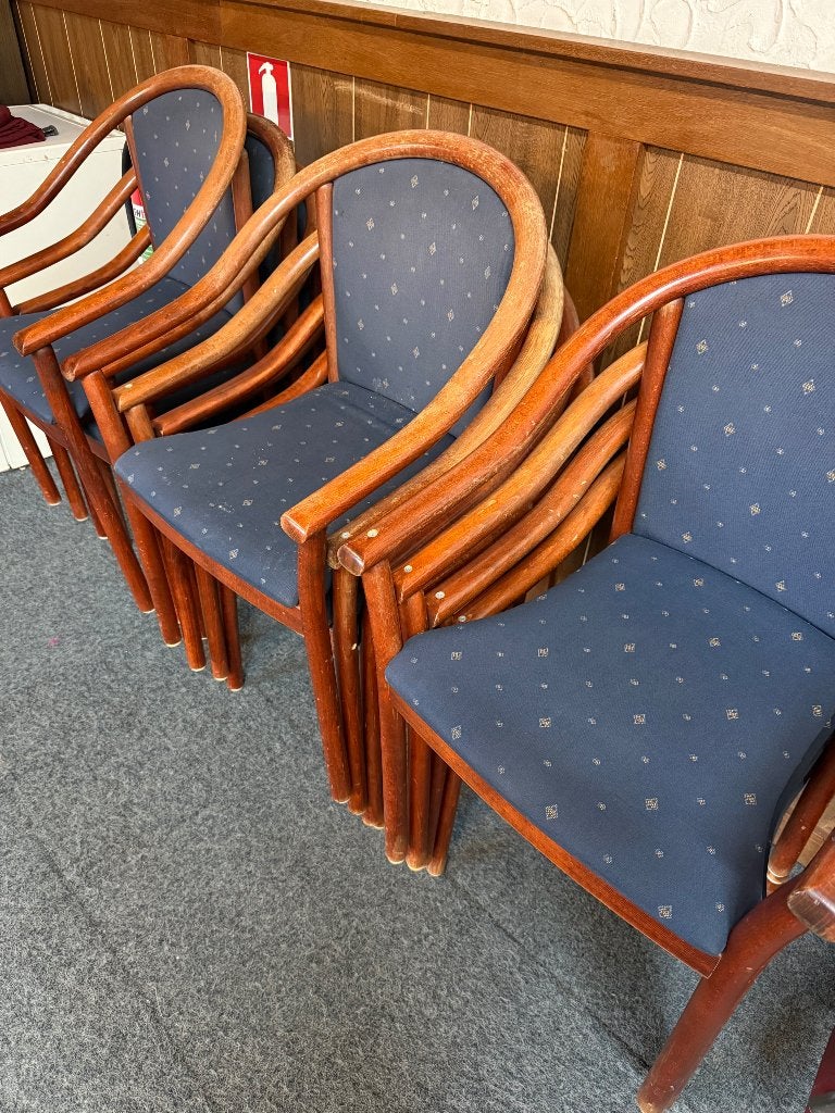 Houten stoelen, Ophalen, Gebruikt, Bruin, Vijf, Zes of meer stoelen