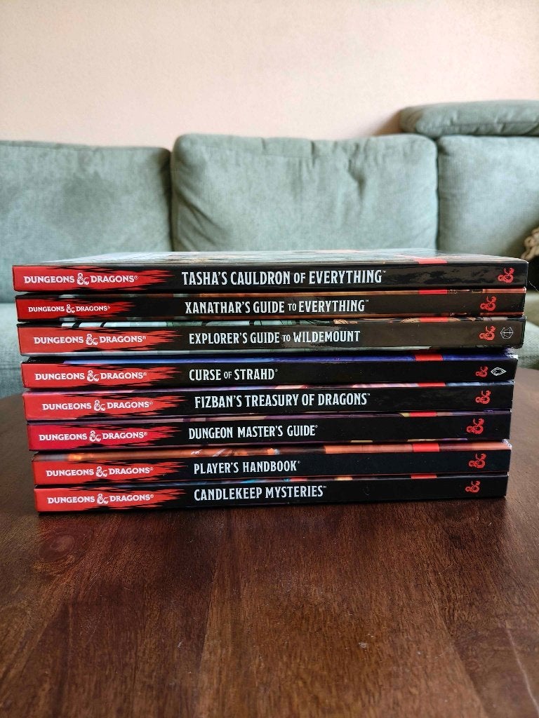 DnD 5e - verschillende boeken, Ophalen, Zo goed als nieuw