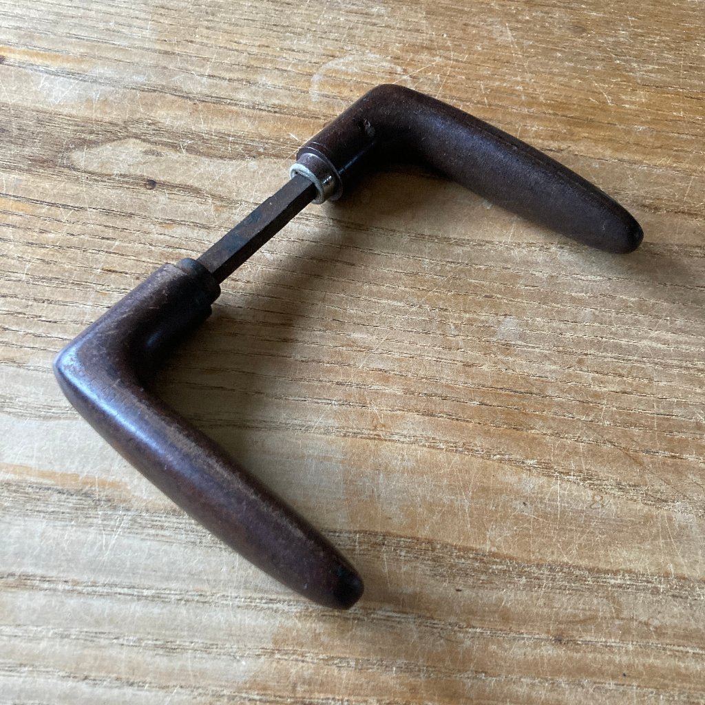 Vintage bakelieten deurklink klink, Ophalen of Verzenden