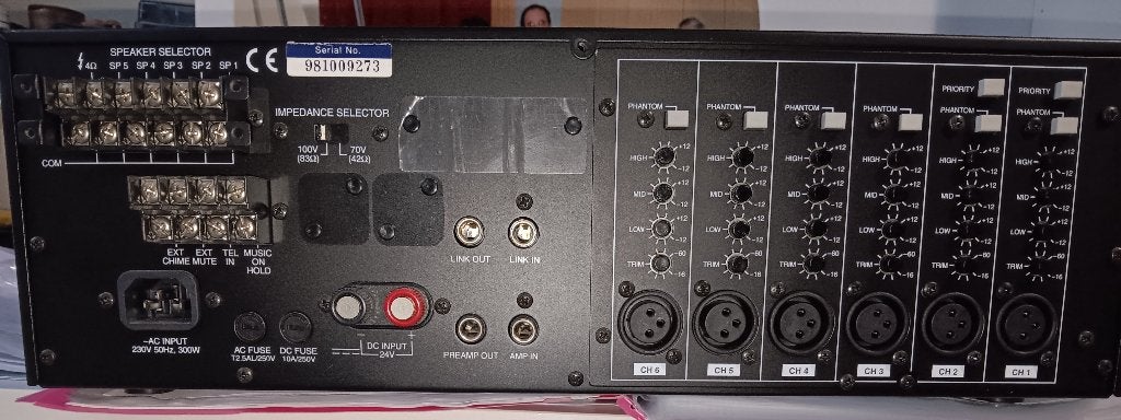 VERSTERKER AUDAC, Gebruikt, 120 watt of meer, Stereo, Ophalen