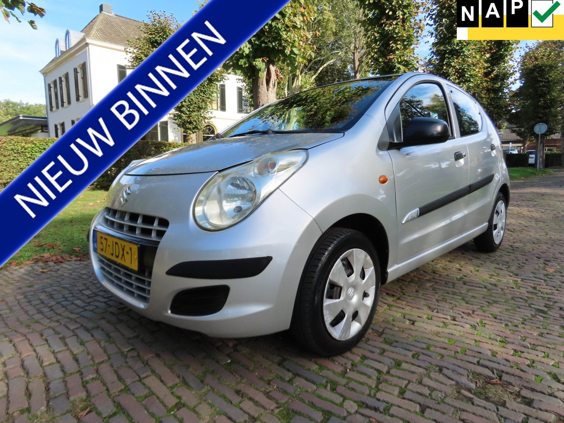 Suzuki Alto 1.0 Comfort *57739 km * N.A.P.* Elek Ramen 5 Drs, Voorwielaandrijving, Euro 5, Gebruikt, 200 kg