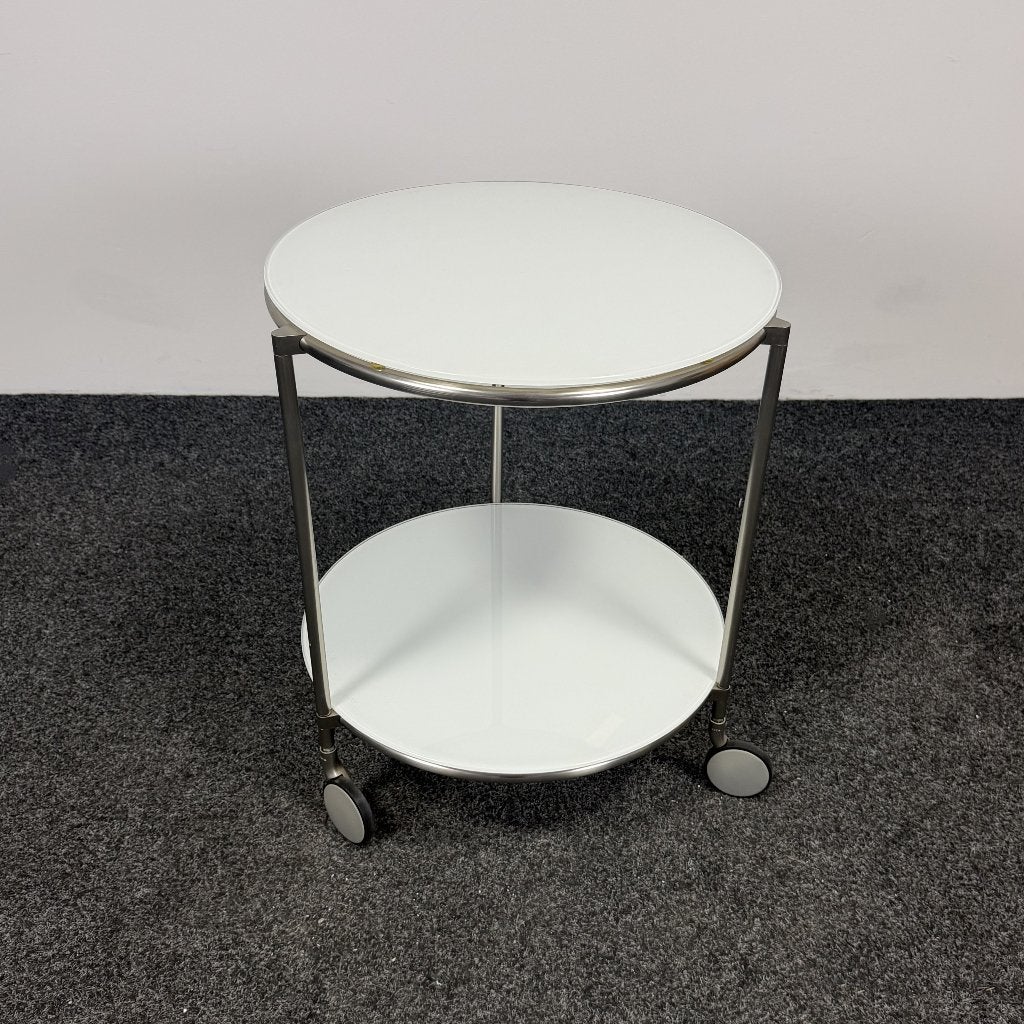 Glazen Bijzettafel | Ø 50 cm 26404, Ophalen, Gebruikt, Minder dan 75 cm, 50 tot 75 cm
