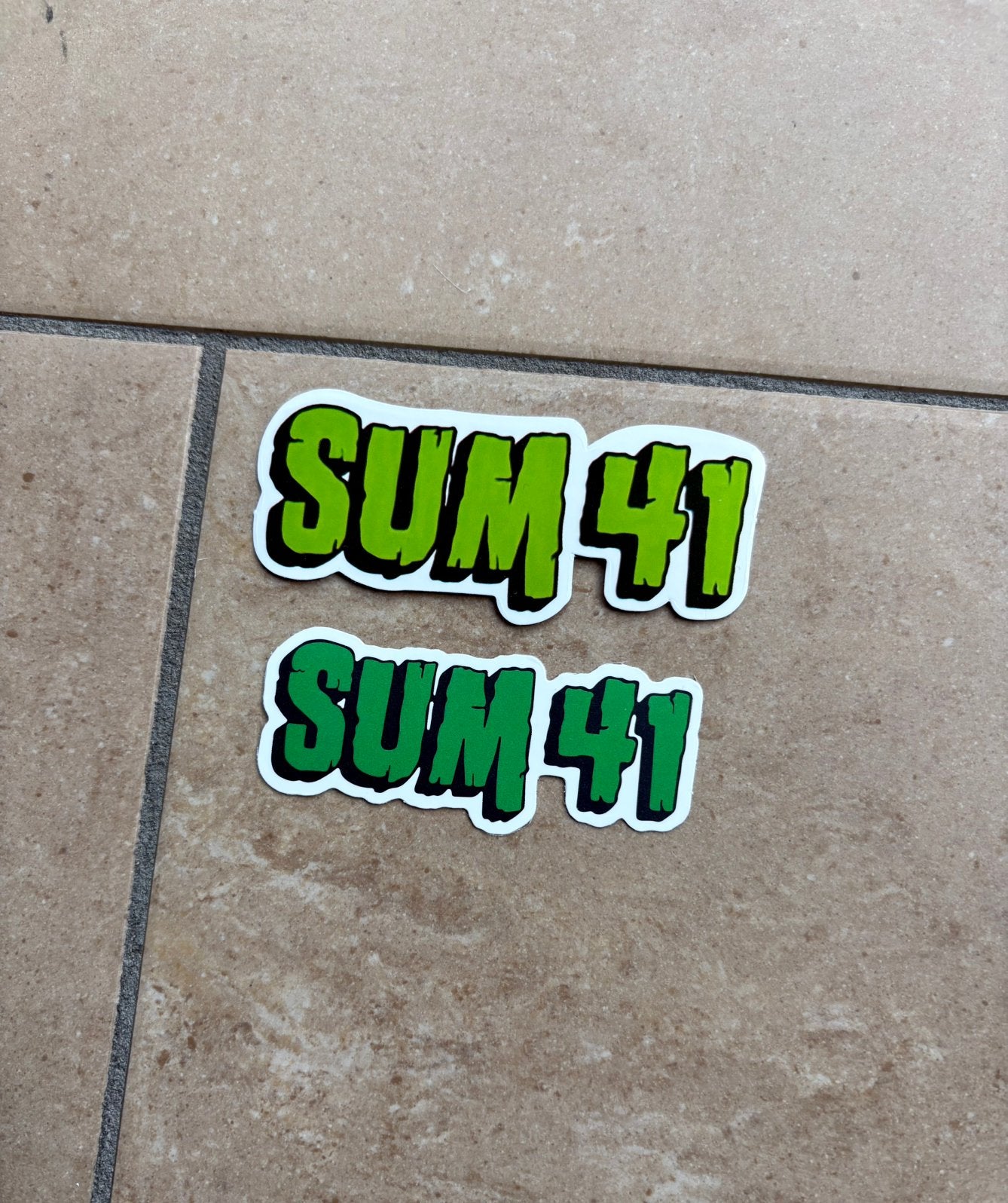 Sum 41 sticker set, Ophalen of Verzenden, Nieuw