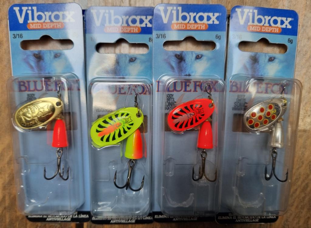 Set 4x Vibrax Mid Depth Rapala VMC Corp. Kunstaas, Watersport en Boten, Verzenden, Nieuw, Overige typen