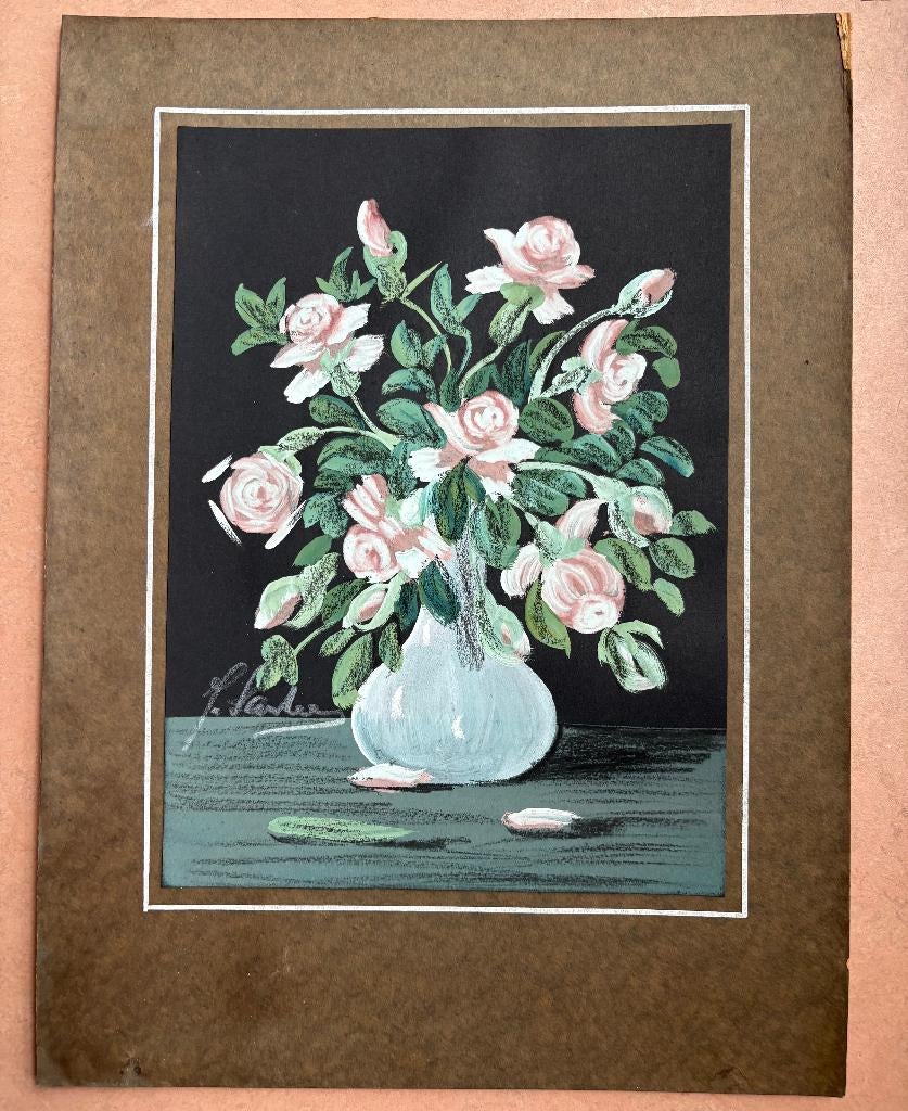Prachtige pasteltekening, rond 1950, Antiek en Kunst, Ophalen of Verzenden