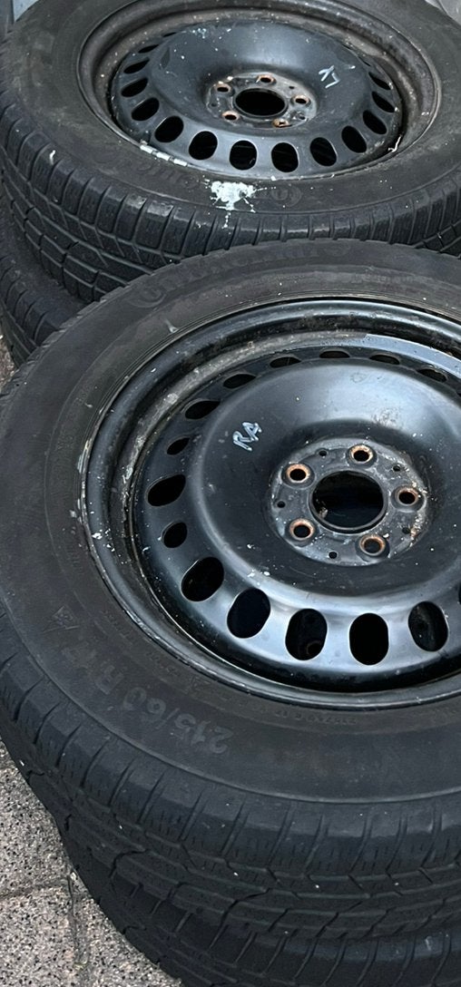 4x continental nieuwe banden en velgen 215/60 r17, Ophalen of Verzenden, Nieuw