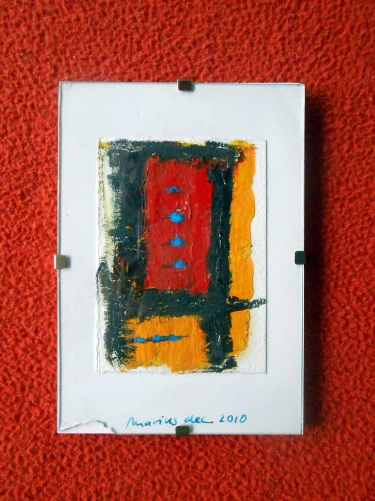 Klein schilderijtje ‘Marius 2010’, Ophalen of Verzenden