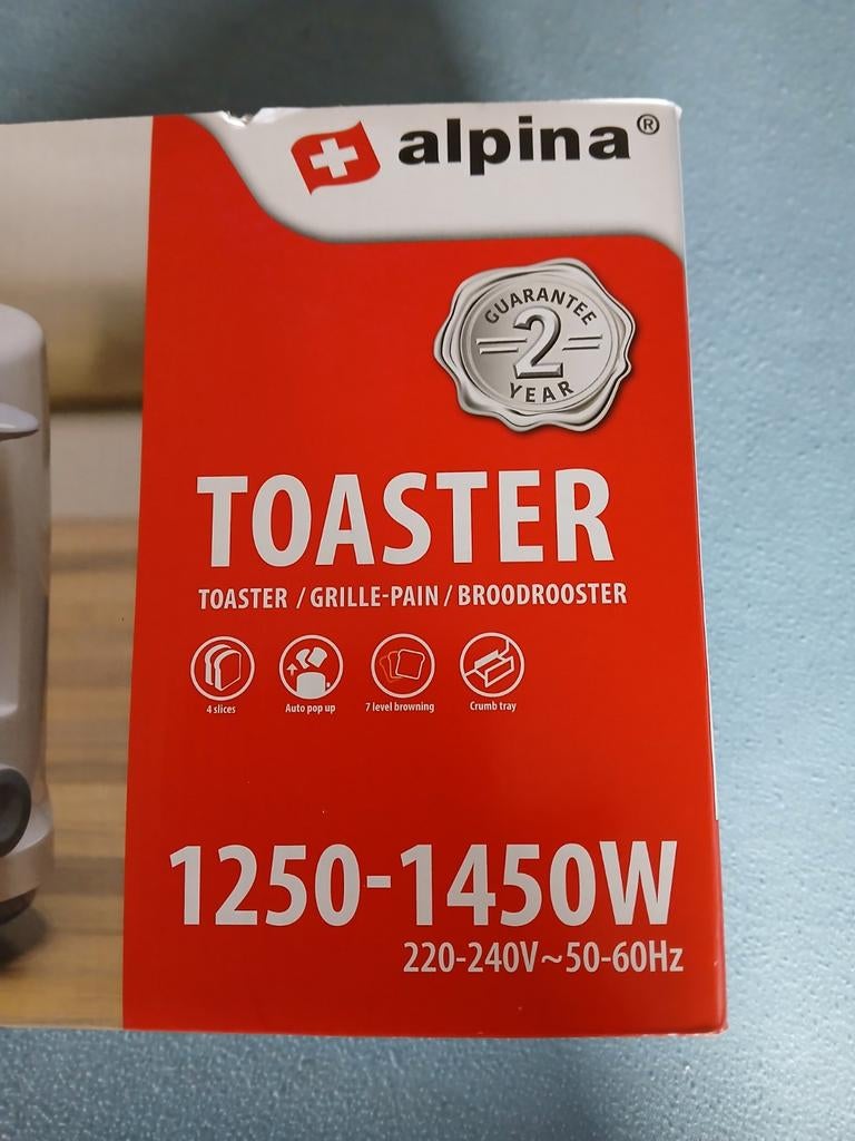 Toaster, Ophalen of Verzenden, Nieuw