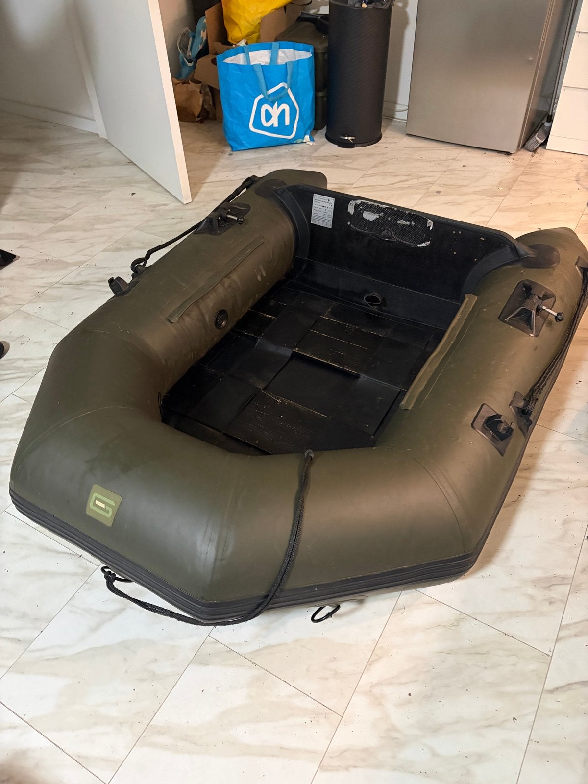 Minn Kota fluistermotor met rubberboot (geen accu/lader), Ophalen, Gebruikt, Geen idee, Overige typen