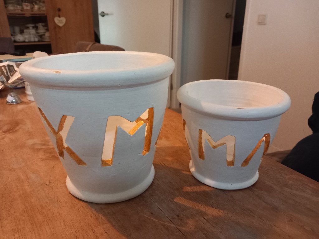 Riviera Maison windlichten Xmas., Overige materialen, Wit, Ophalen of Verzenden, Zo goed als nieuw