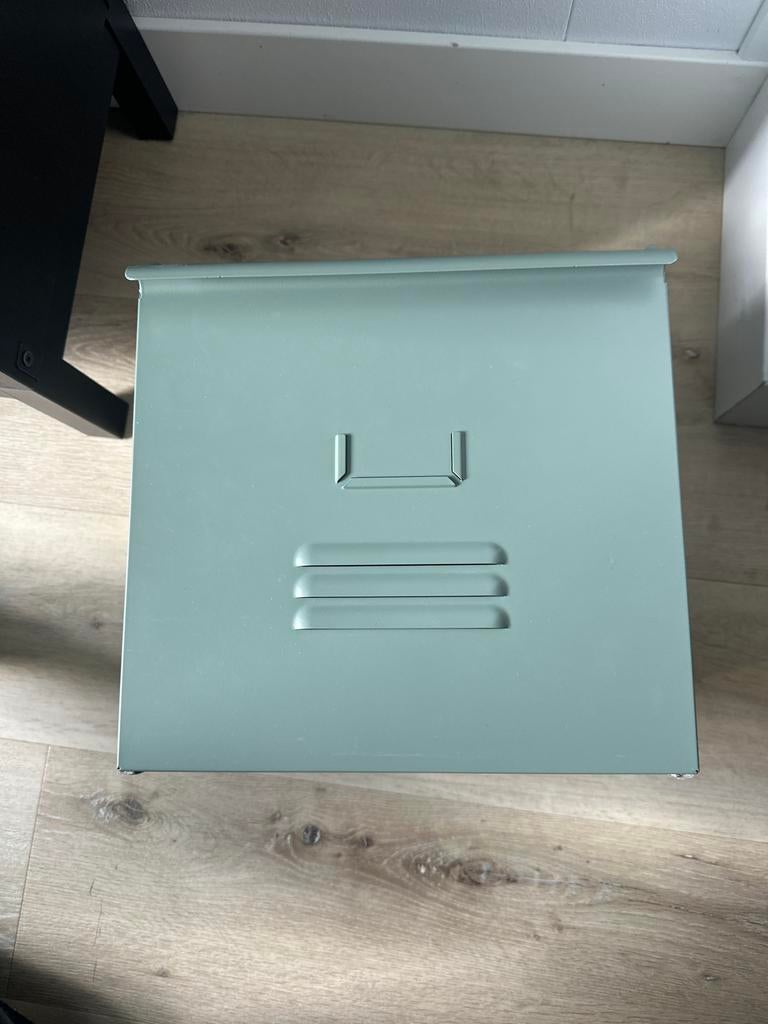 Groene IKEA kast - Ideaal voor opbergen, Ophalen of Verzenden, Gebruikt, Metaal