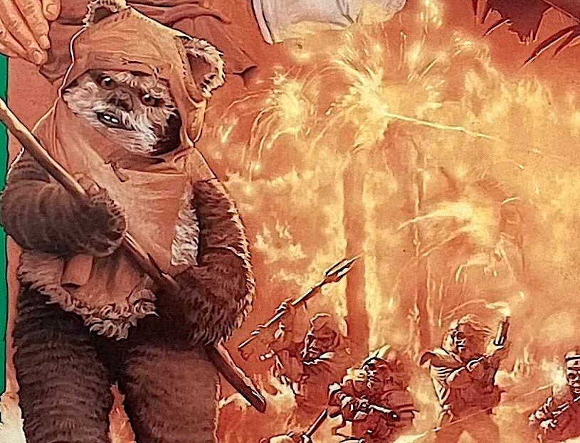 The Battle for Endor (1985) - Star Wars Ewoks Filmposter, Verzenden, Zo goed als nieuw, Boek of Poster