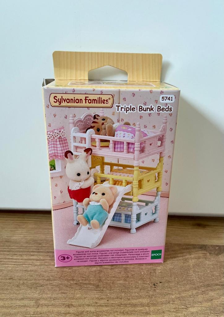 Sylvanian Families drieling stapelbed, Kinderen en Baby's, Ophalen, Zo goed als nieuw
