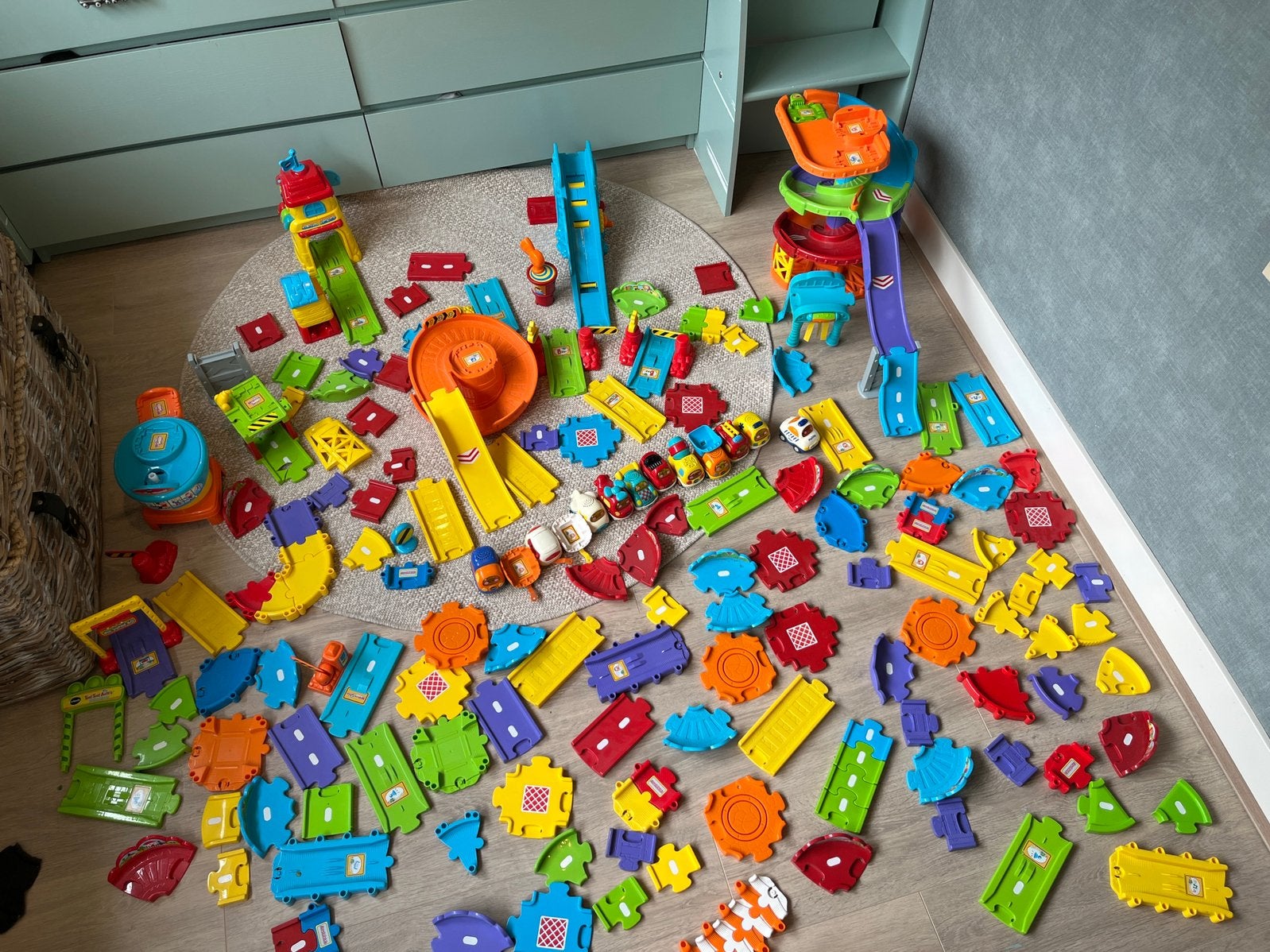 VTech Toet Toet Auto’s, grote set, Ophalen, Gebruikt, 2 tot 4 jaar