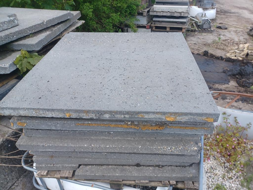 Oud Hollandse Tegels 1m x 1m - Terrastegels, Tuin en Terras, Ophalen of Verzenden, Gebruikt, Beton, Terrastegels