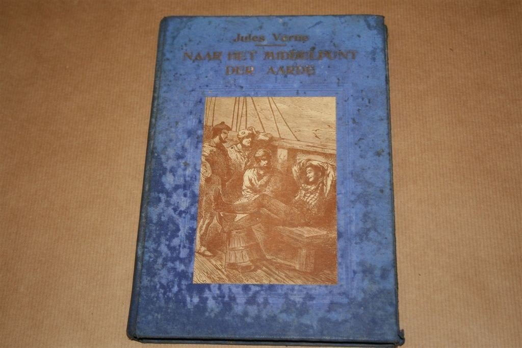 Naar het middelpunt der aarde. Jules Verne, 1918., Boeken, Ophalen of Verzenden, Gelezen