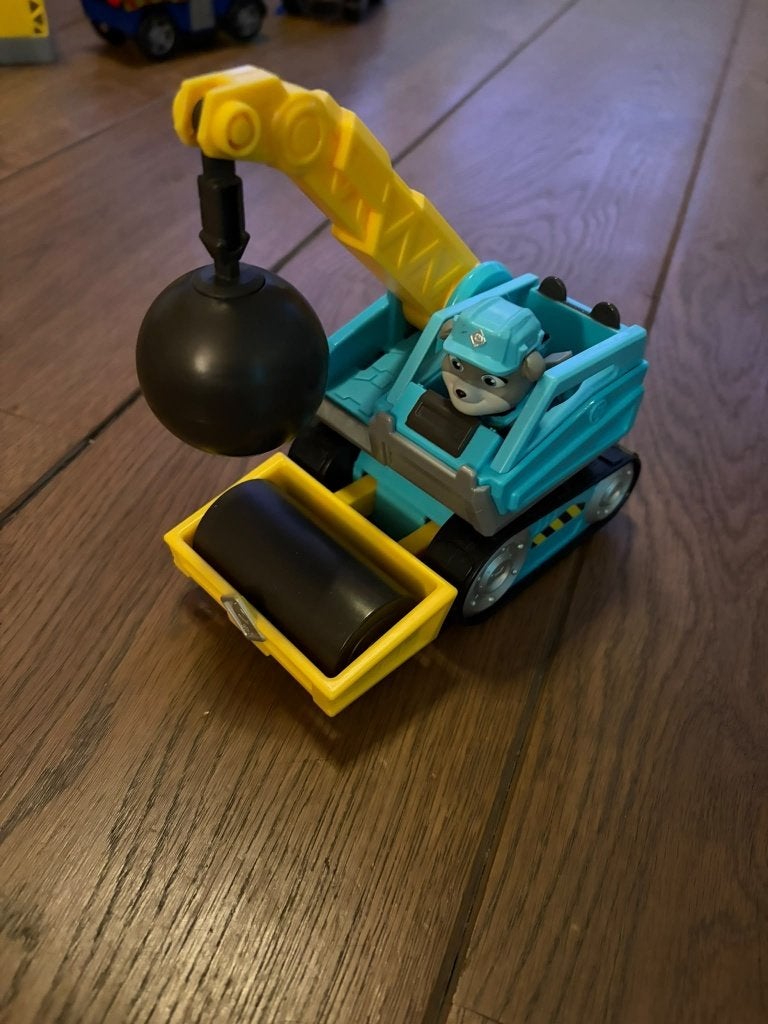 Paw Patrol Rubble's Bulldozer met Sloopkogel, Ophalen, Gebruikt