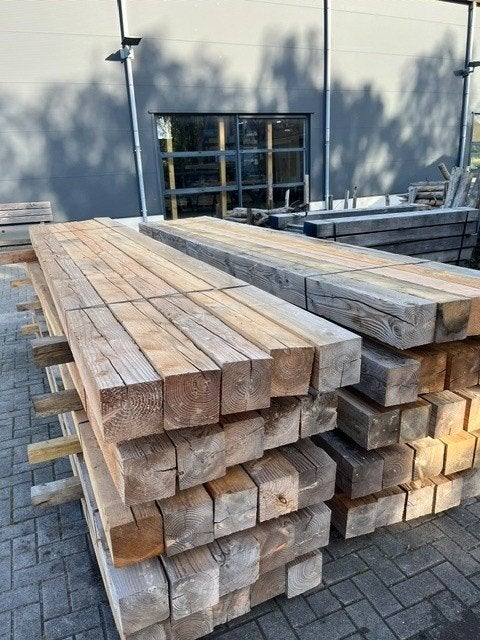 Restpartij Douglas palen, Ophalen, Gebruikt, 250 cm of meer, Palen