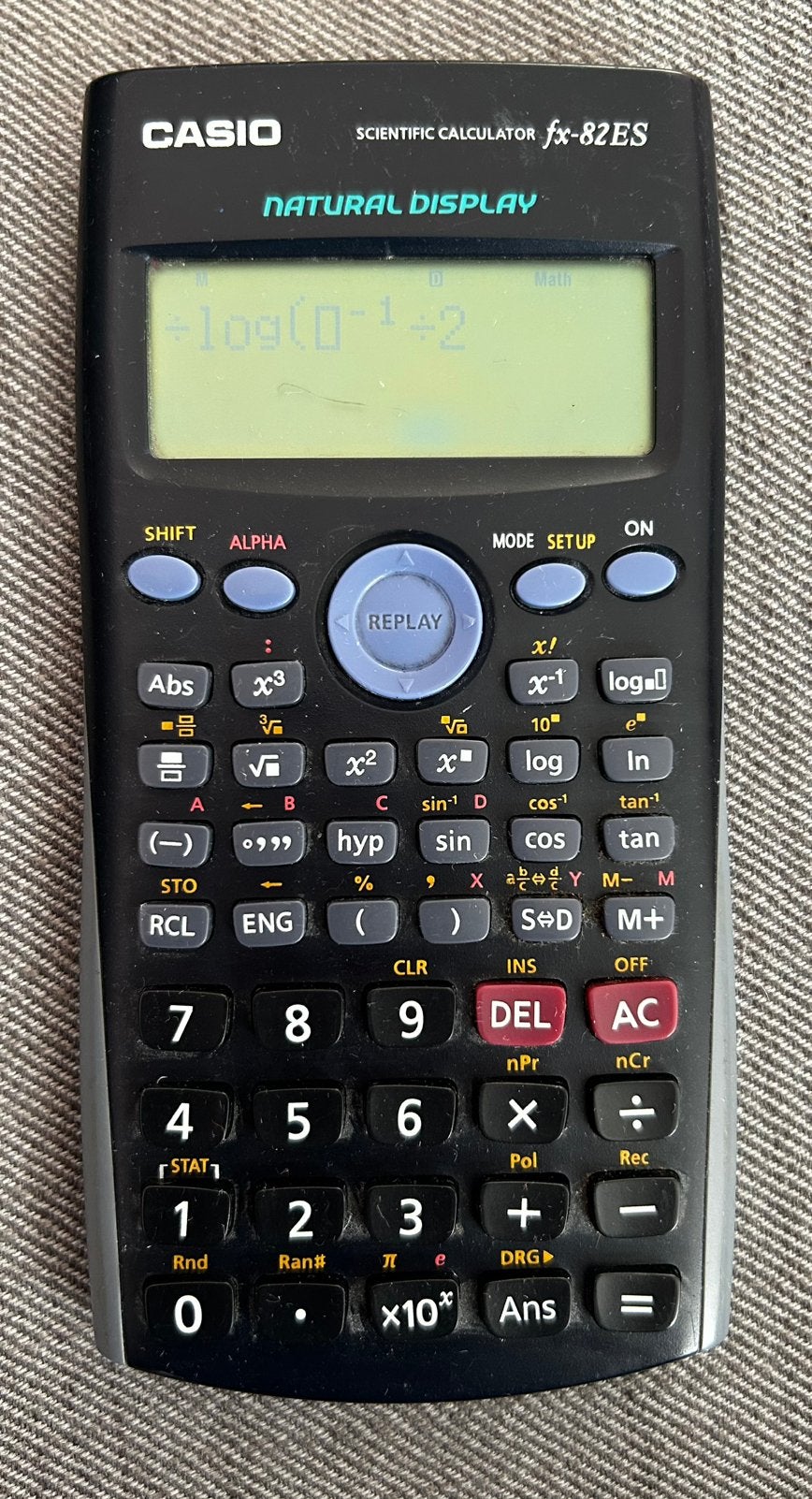 CASIO fx-82ES rekenmachine, Ophalen of Verzenden, Gebruikt