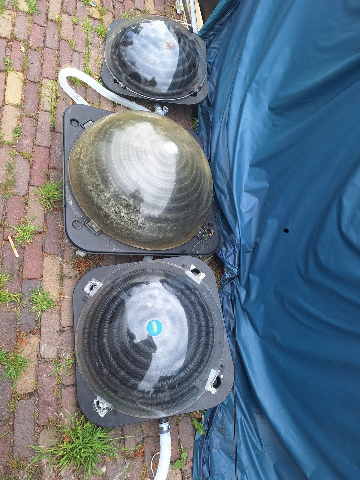 Zwembadverwarming op zonne-energie (3 stuks), Tuin en Terras, Ophalen of Verzenden, Gebruikt, Verwarming