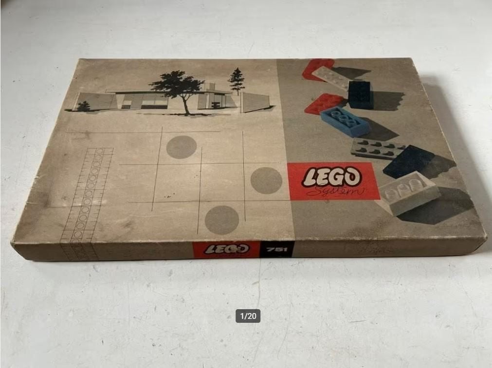 Lego Architecture - Building Starter Set - 751 (1962), Gebruikt, Inclusief doos, Lego, Ophalen of Verzenden