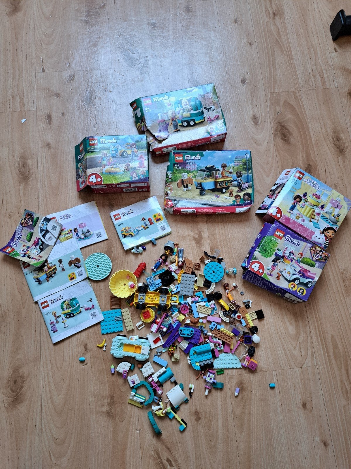 Grote partij LEGO Friends met dozen en boekjes, Ophalen of Verzenden, Gebruikt