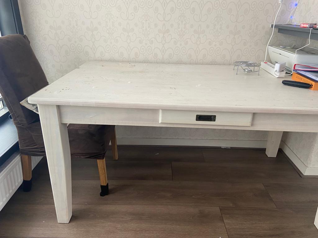 Gratis, Huis en Inrichting, Tafels | Eettafels, Ophalen of Verzenden, Gebruikt, Rechthoekig, 50 tot 100 cm