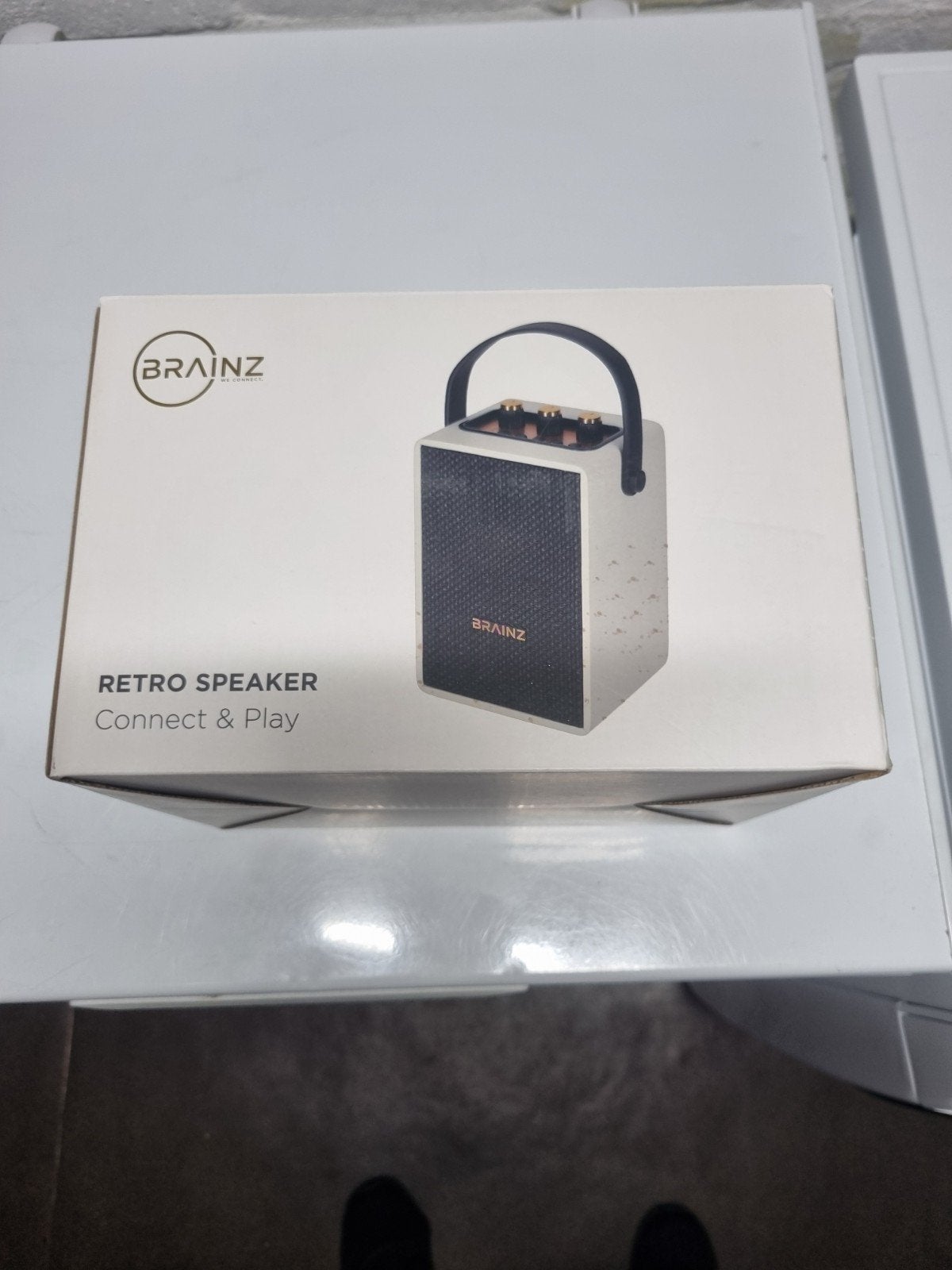 Brainz Retro Speaker - Draagbare Bluetooth Speaker, Audio, Tv en Foto, Overige merken, Nieuw, Ophalen of Verzenden, Draagbare speaker