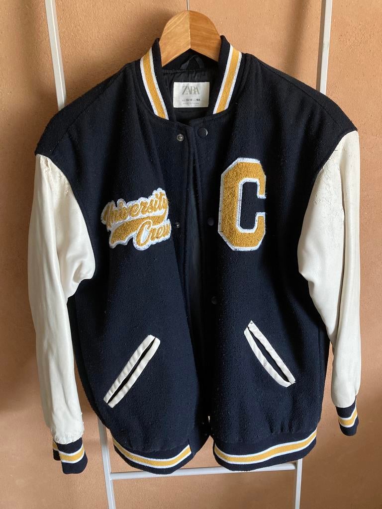Zara baseball style jas maat 164, Ophalen of Verzenden, Gebruikt, Meisje, Jas