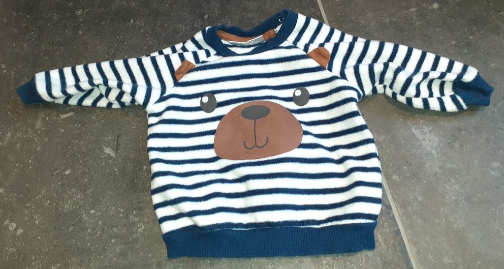 Baby zachte trui beer Ergee 68, Ophalen of Verzenden, Zo goed als nieuw, Jongetje of Meisje, Truitje of Vestje