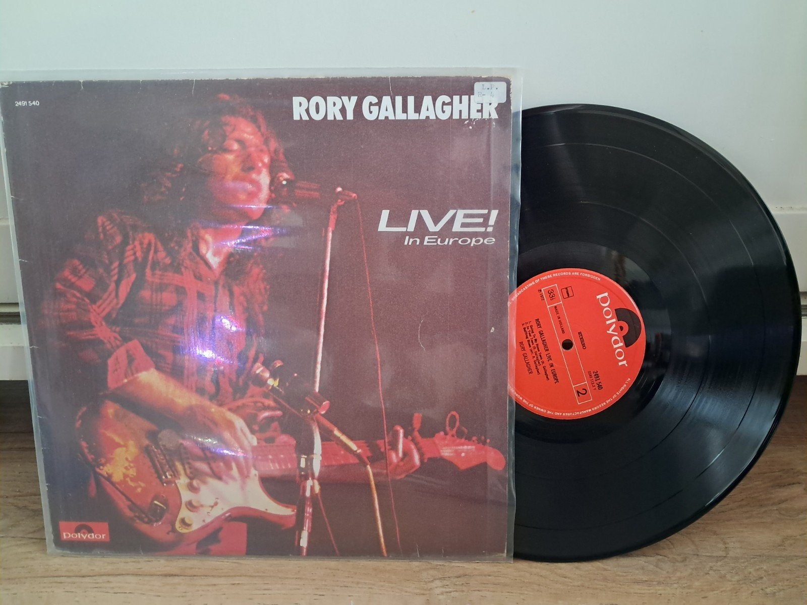 Rory Gallagher - Live! In Europe LP (1972), LP, Rock, Gebruikt, Originele persing