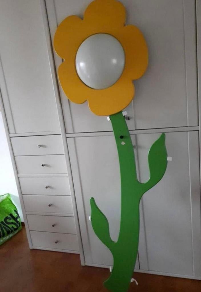 Wandbloem lamp voor de kinderkamer (interactief), Ophalen, Zo goed als nieuw, Wanddecoratie