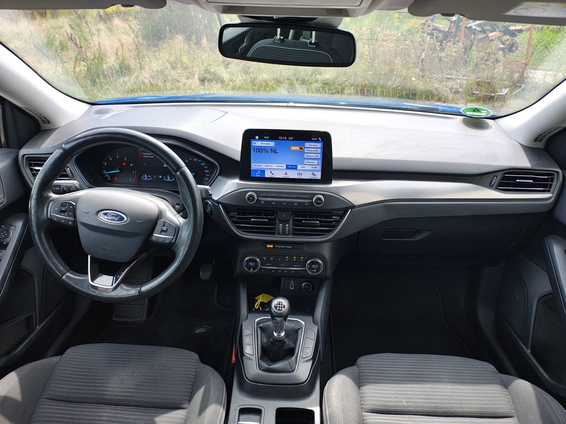Ford FOCUS Wagon 1.5T 150PK Stoel+Stuur+Voorruitverwarming N, Stof, Blauw, Origineel Nederlands, Handgeschakeld