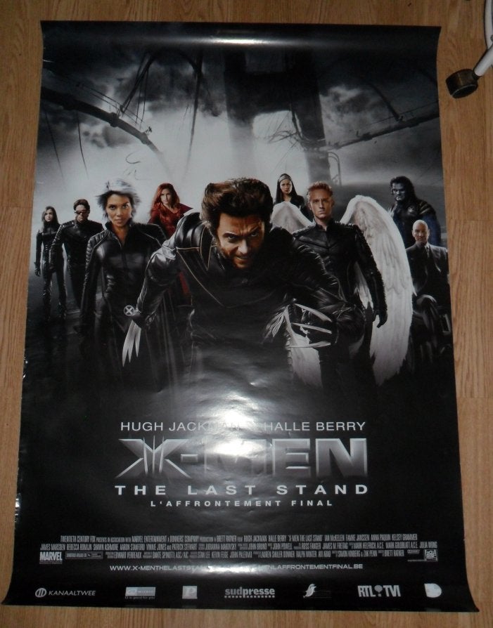 GROTE X-Men - the last stand (70x100cm) POSTER, Ophalen of Verzenden, A1 t/m A3, Film en Tv, Rechthoekig Staand