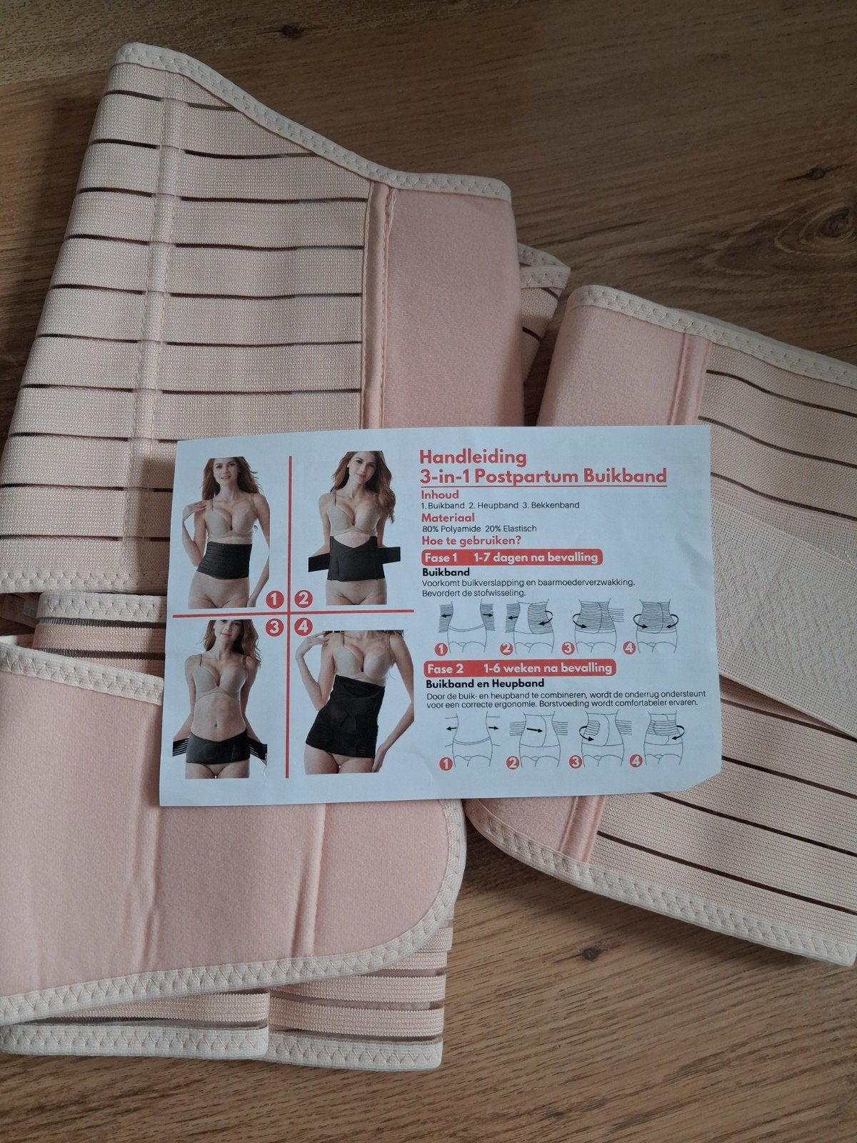 3-in-1 Postpartum Buikband Maat L - Herstel na Bevalling, Ophalen of Verzenden, Nieuw