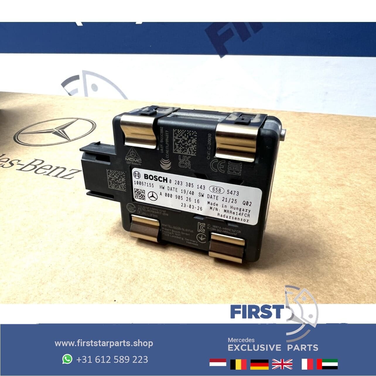 A0009052616 W177 C118 H247 X247 W247 afstand radar sensor A0, Gebruikt, -, Ophalen of Verzenden, -