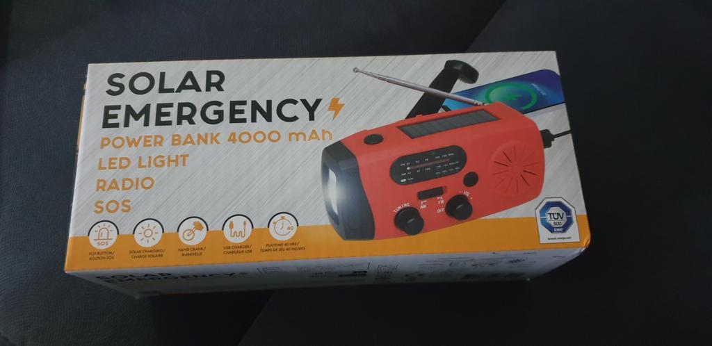 Solar radio noodradio nieuw, Ophalen of Verzenden
