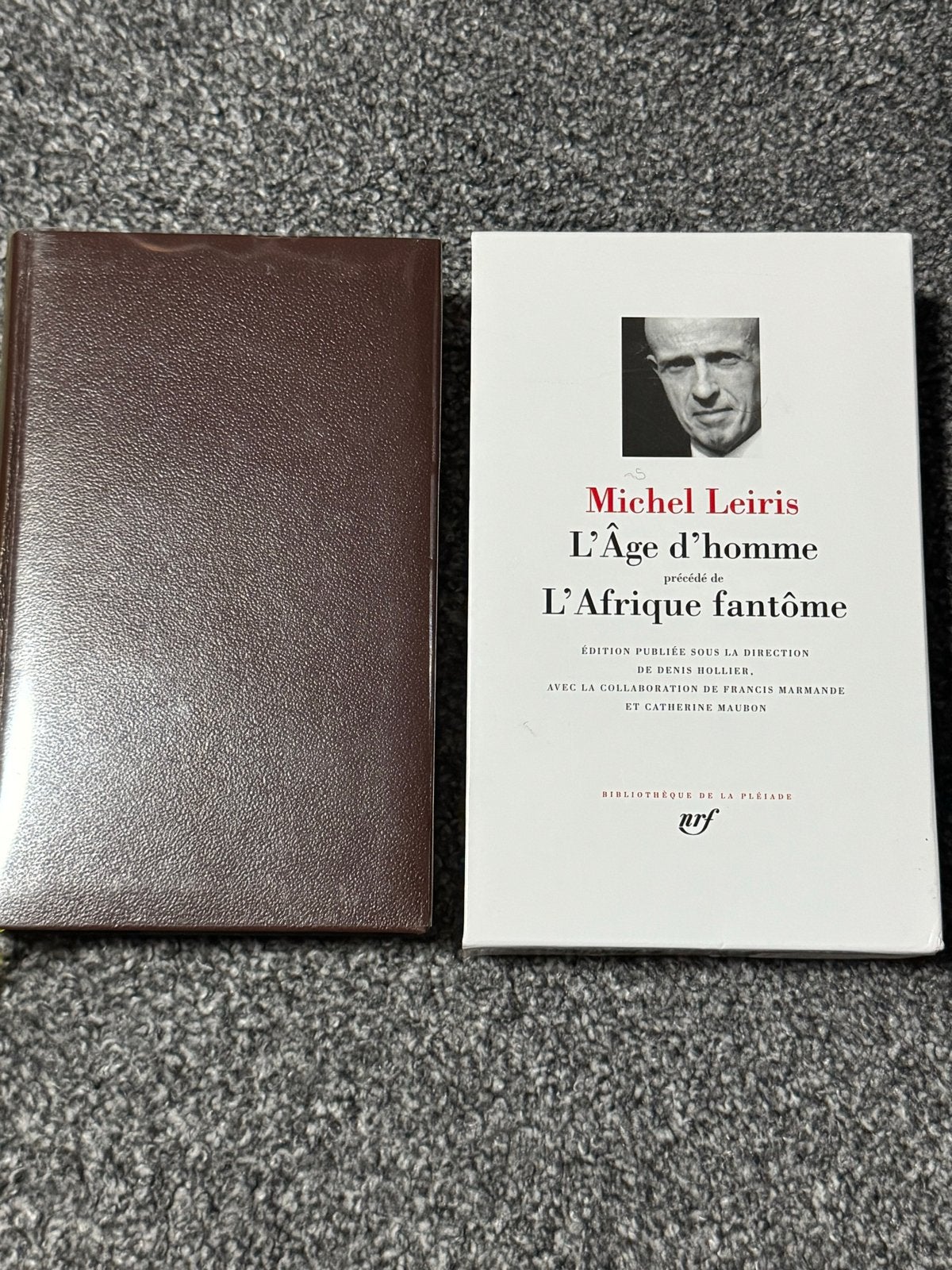 Michel Leiris - L'Âge d'homme / L'Afrique fantôme, Boeken, Ophalen of Verzenden, Zo goed als nieuw, Europa overig