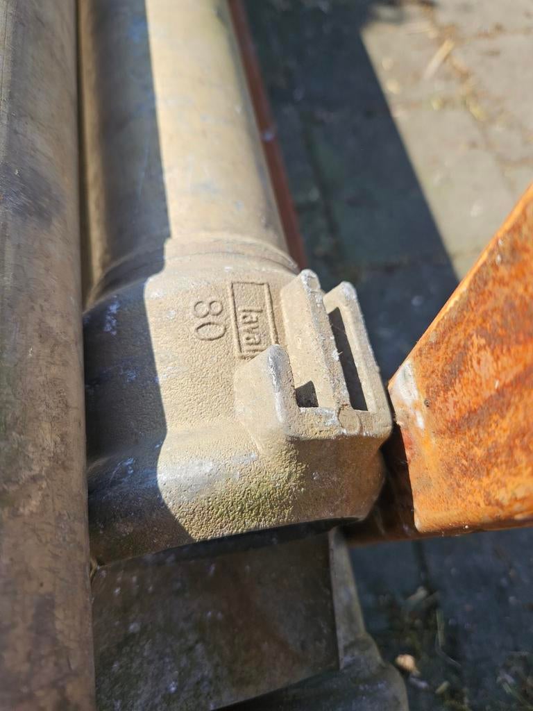 Laval buis 80 mm blind - 23 stuks van 6 meter, Overige materialen, Gebruikt, 6 meter of meer, Ophalen of Verzenden