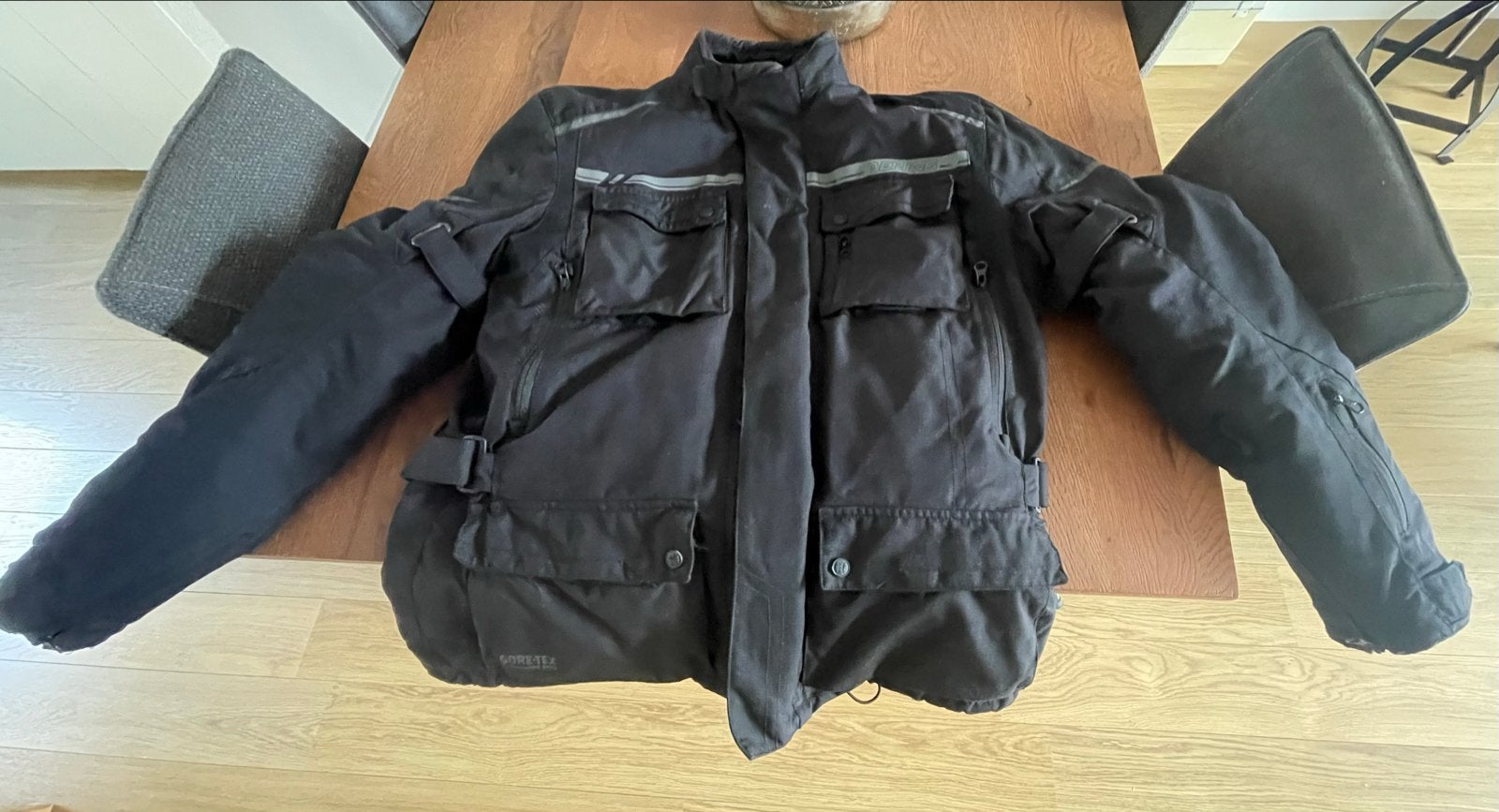 Bering Gore-Tex Motorjas XXL - Zwart, Waterdicht, Motoren, Kleding | Motorkleding, Ophalen of Verzenden, Tweedehands, Heren, Jas | textiel