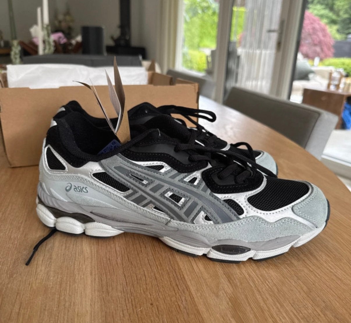 Asics Gel NYC Black/Fjord Grey, Ophalen of Verzenden, Nieuw, Zwart