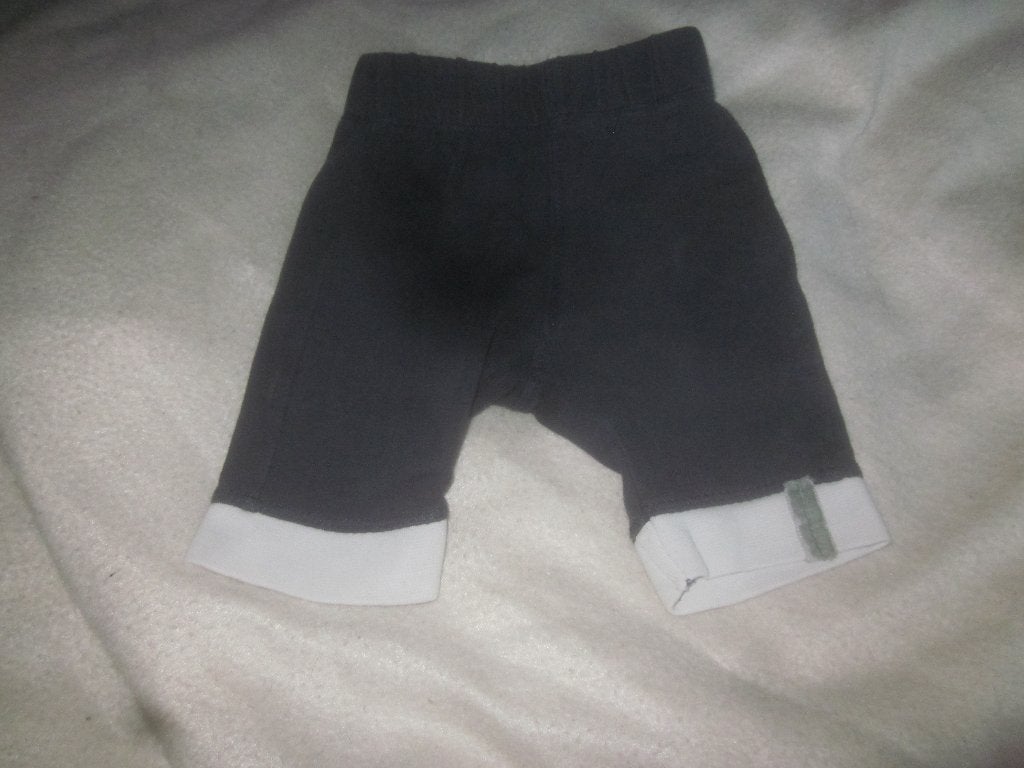 Donkerblauw/wit prematuur broekje Prenatal maat 44 zgan, Broekje, Ophalen of Verzenden, Zo goed als nieuw, Prenatal