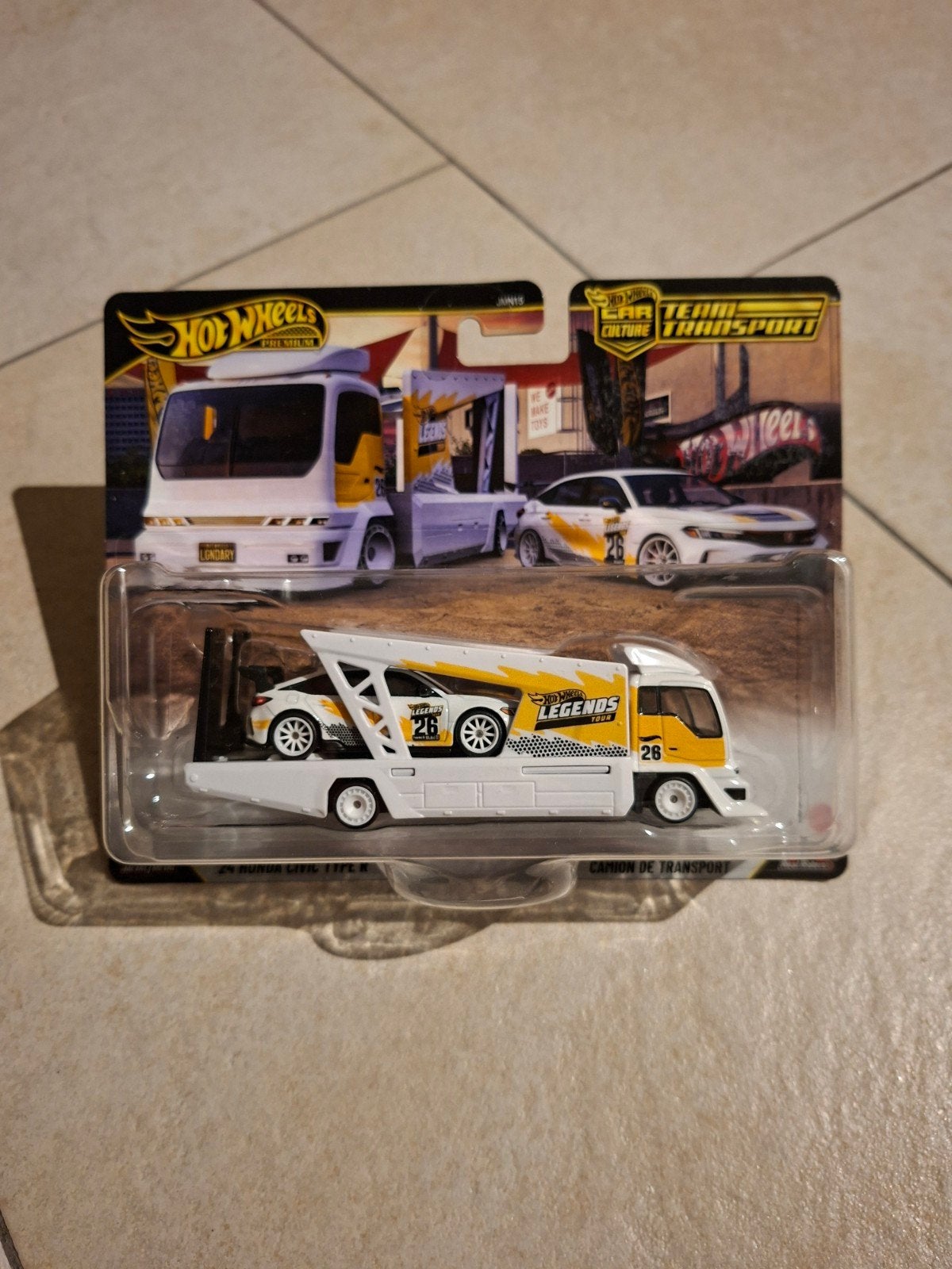 Hot Wheels Premium '24 Honda Civic Type R Team Transport, Ophalen of Verzenden, Nieuw, Auto