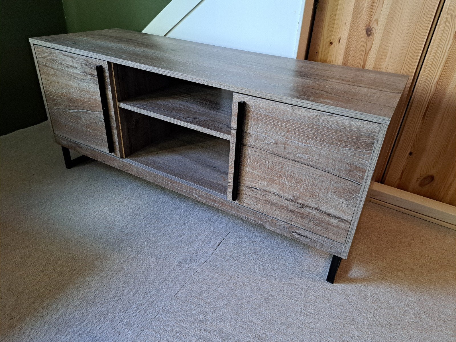 TV meubel, Ophalen, Gebruikt, 100 tot 150 cm, Minder dan 100 cm