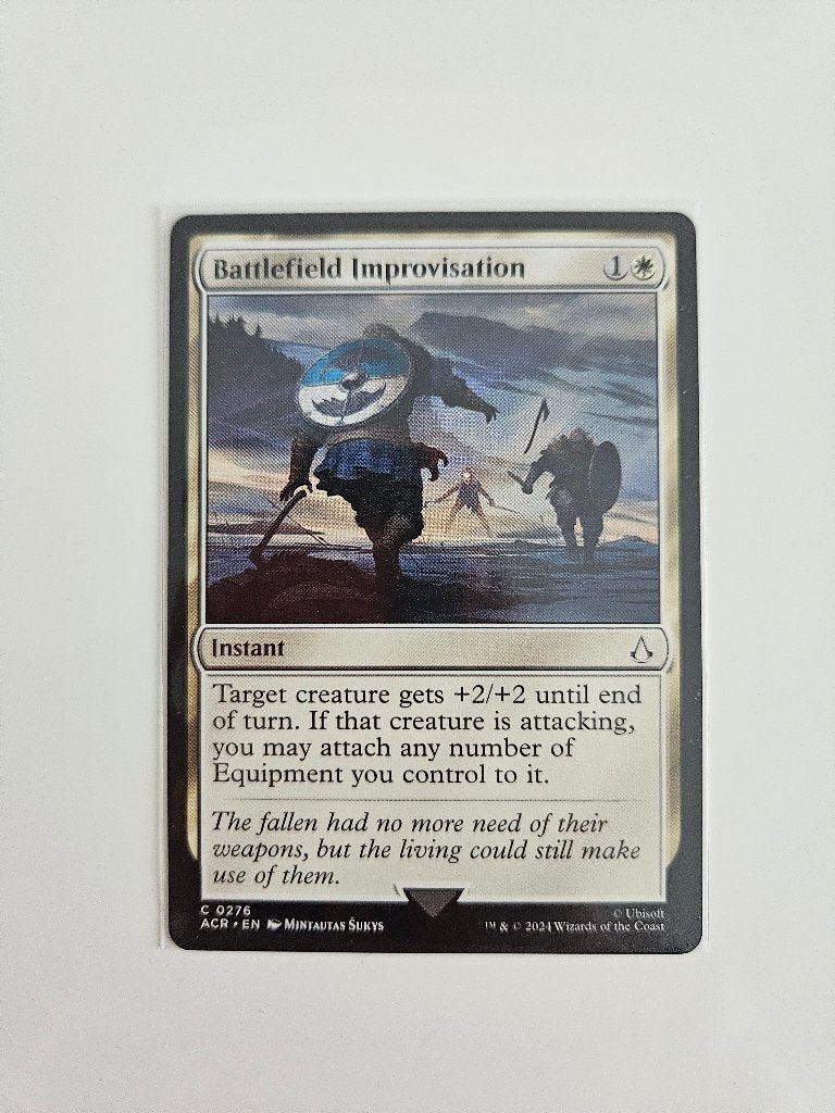 Battlefield Improvisation MTG, Ophalen of Verzenden, Nieuw, Losse kaart