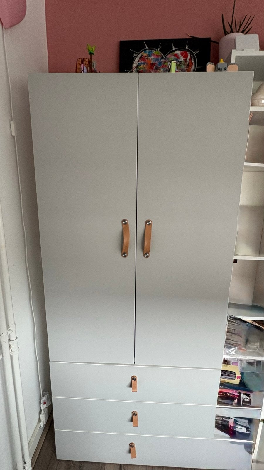Ikea kledingkast met lades en deuren, Ophalen, Gebruikt, 50 tot 100 cm, Met lade(s)