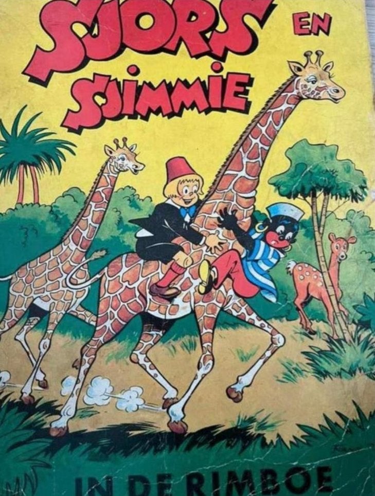 Sjors en Sjimmie in de Rimboe - Vintage stripboek, Eén stripboek, Ophalen of Verzenden, Gelezen