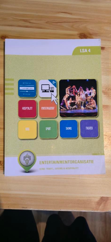 Entertainmentorganisatie LSA 2 en 4, Boeken, Studieboeken en Cursussen, Zo goed als nieuw, MBO, Gamma, Ophalen of Verzenden