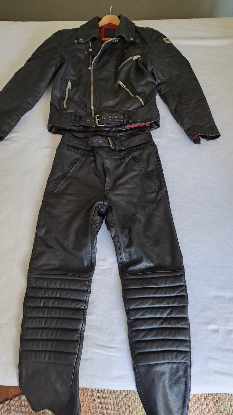 Motorpak MQP Jasje maat 52, Broek 50. Nette staat., Ophalen of Verzenden, Tweedehands, Combipak