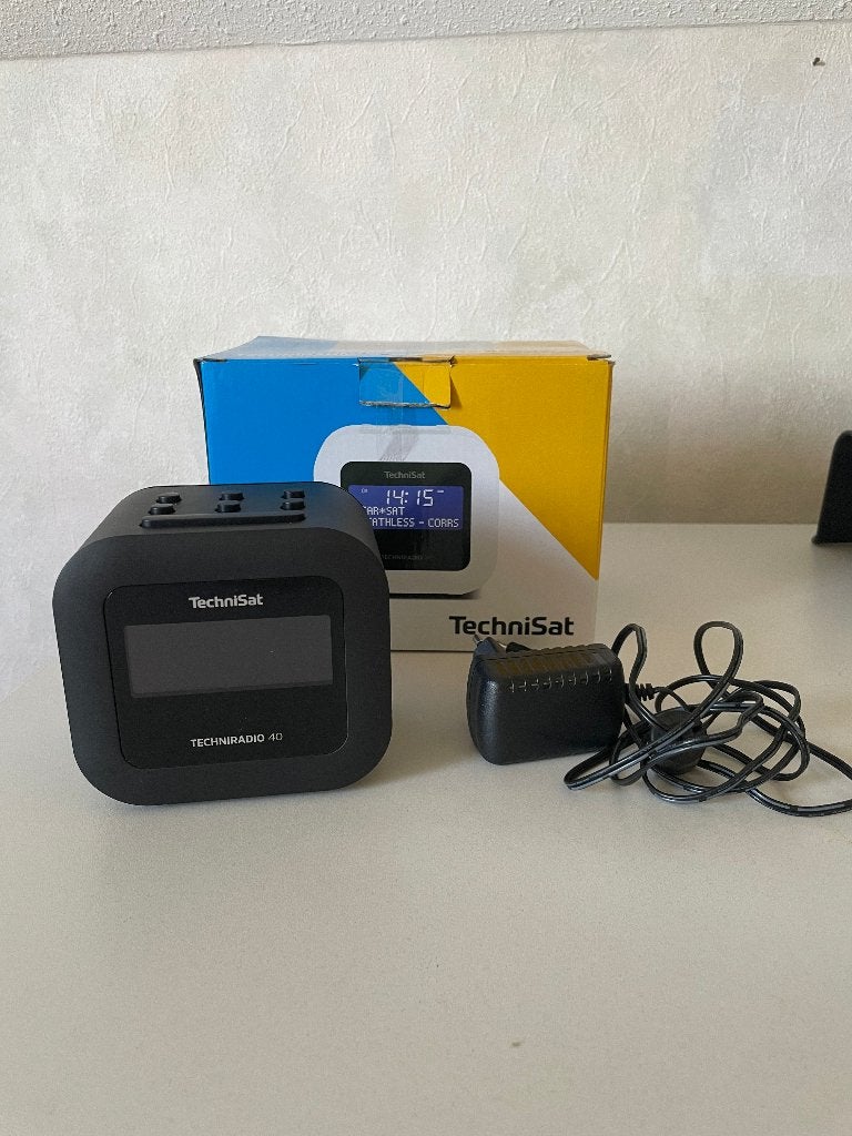 Technisat techniradio  DAB+ Wekkerradio - Zwart, Witgoed en Apparatuur, Wekkers, Nieuw, Digitaal, Ophalen of Verzenden